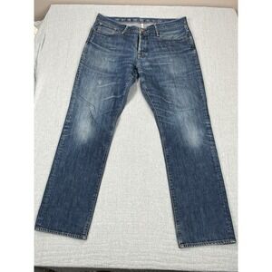 Earnest Sewn Fashion Jeans‎ Men's 38 x 30 Button Fly Medium Wash